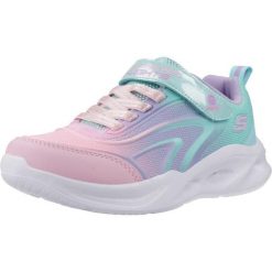 Buty SKECHERS SOLA GLOW Wielokolorowy. Buty trekkingowe męskie Skechers, bez wzorów, z syntetyku, bez zapięcia, trekkingowe, skechers sport. Za 216.99 zł.