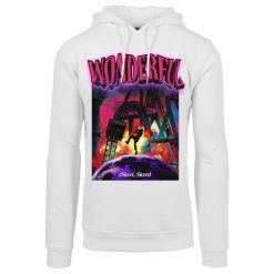 Bluza z kapturem Urban Classics Wonderful. Białe bluzy nierozpinane męskie Urban Classics, m, bez wzorów, bez ramiączek, z kapturem. Za 169.50 zł.