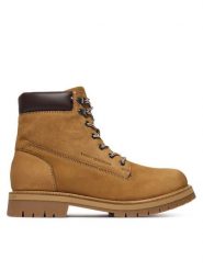 Tommy Hilfiger Trapery Flex Th Outdoor W Nbk Boot FM0FM05563 Brązowy. Brązowe buty zimowe męskie Tommy Hilfiger, bez wzorów, z nubiku, bez obcasa, bez zapięcia. Za 719.99 zł.