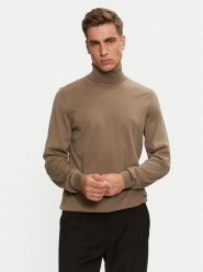 BOSS Golf Musso-P 50468262 Brązowy Slim Fit. Brązowe kardigany męskie Boss, m, bez wzorów, z wełny, bez ramiączek. Za 499.99 zł.