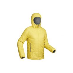 Kurtka trekkingowa Trek 100 męska. Brązowe kurtki męskie FORCLAZ. Za 149.99 zł.