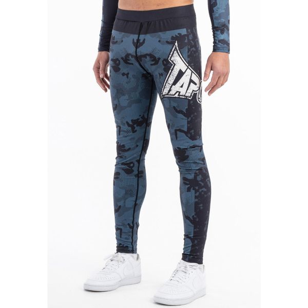 Legginsy o regularnym kroju Tapout Patton. Brązowe legginsy męskie TAPOUT, bez wzorów, na jogę i pilates. Za 215.00 zł.