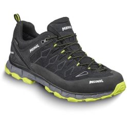 Buty trekkingowe męskie MEINDL Lite Trail GTX, z membraną Gore-Tex. Czarne buty trekkingowe męskie Meindl, bez wzorów, z gore-texu, bez zapięcia, wspinaczkowe, gore-tex. Za 797.99 zł.