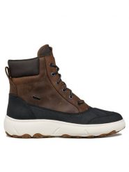 Geox Kozaki U Nebula + Grip B Ab U46HFC 0FFBC C0202 Brązowy. Brązowe buty zimowe męskie Geox, bez wzorów, ze skóry, bez obcasa, bez zapięcia. Za 799.99 zł.