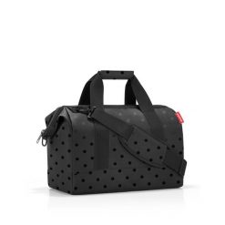 Torba allrounder m, glossy dots black. Czarne torby sportowe męskie Reisenthel, bez wzorów, na ramię. Za 204.00 zł.