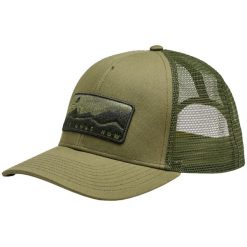 Czapka z daszkiem dla dorosłych Buff Trucker Cap. Zielone czapki męskie Buff, bez wzorów, z poliesteru, sportowe. Za 139.90 zł.