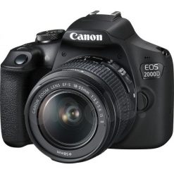 Canon EOS 2000D + EF-S 18-55mm f/3,5-5.6 IS II + torba SB130 + karta 16GB- szybka wysyłka! - Raty 10 x 174,10 zł. Aparaty lustrzanki marki Canon. Za 1,741.00 zł.