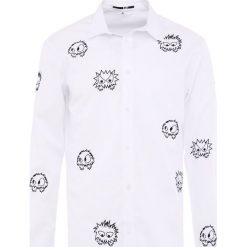 McQ Alexander McQueen SHEEHAN Koszula optic white. Białe koszule męskie McQ Alexander McQueen, z bawełny. Za 819.00 zł.