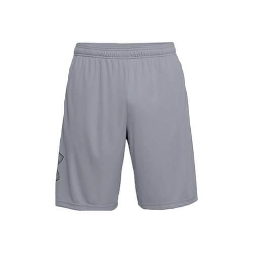 Spodnie sportowe męskie Under Armour Tech Graphic Short. Czarne szorty sportowe męskie Under Armour, bez wzorów, sportowe. Za 186.50 zł.