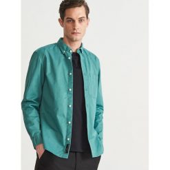 Koszula regular fit - Zielony. Koszule męskie marki Reserved. Za 99.99 zł.