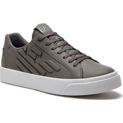 Sneakersy EA7 EMPORIO ARMANI - X8X004 XK005 00078 Gunmetal. Szare buty sportowe na co dzień męskie EA7 Emporio Armani, ze skóry ekologicznej. Za 819.00 zł.