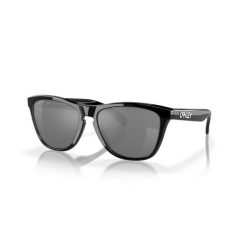 Okulary przeciwsłoneczne Oakley Frogskins. Czarne okulary przeciwsłoneczne męskie Oakley, bez wzorów, sportowe. Za 622.00 zł.