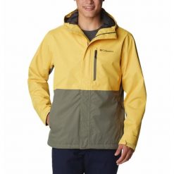 Kurtka Przeciwdeszczowa Męska Columbia Hikebound Jacket. Zielone kurtki męskie Columbia, m, bez wzorów, sportowe, bez ramiączek, bez kaptura. Za 319.99 zł.