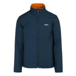 Męski Softshell Cera V. Brązowe kurtki softshell męskie Regatta, l, bez wzorów, z softshellu, bez kaptura, trekkingowe. Za 80.99 zł.