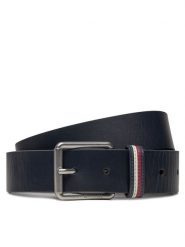 Tommy Hilfiger Pasek Męski Casual Seasonal 3.5 AM0AM12168 Niebieski. Niebieskie paski męskie Tommy Hilfiger, bez wzorów, ze skóry, casualowe. Za 199.99 zł.
