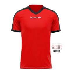 T-shirt Sportowy Givova Revolution Czerwono-Czarny 3XL dla Mężczyzn. Czarne t-shirty sportowe męskie Givova, m, bez wzorów, z poliesteru, sportowe, bez ramiączek. Za 122.99 zł.