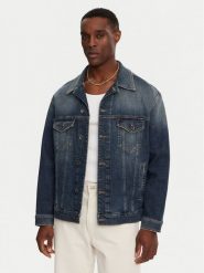 Dolce&Gabbana Kurtka jeansowa G9NL5D G8GW9 Niebieski Regular Fit. Niebieskie kurtki męskie Dolce&Gabbana, m, bez wzorów, z bawełny, bez ramiączek, bez kaptura. Za 4,269.00 zł.