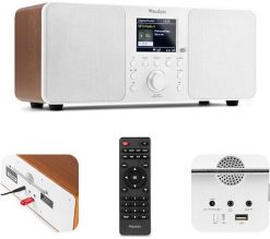 Radio stereo Genua DAB+ BT białe Audizio one size. Białe radia Audizio. Za 299.00 zł.
