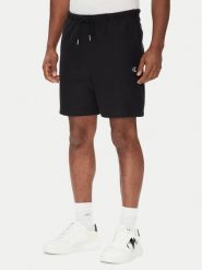 Calvin Klein Jeans Szorty sportowe Premium Terry LV04RC280G Czarny Regular Fit. Czarne szorty sportowe męskie Calvin Klein Jeans, bez wzorów, z bawełny, sportowe. Za 289.99 zł.