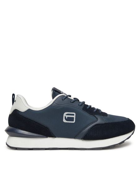 G-Star Raw Sneakersy KMS4011-1 Granatowy. Niebieskie buty sportowe na co dzień męskie G-Star Raw, m, bez wzorów, z materiału, retro, bez ramiączek, bez kaptura. Za 207.99 zł.