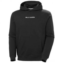 Bluzy sportowa męska Helly Hansen Core. Czarne bluzy nierozpinane męskie Helly Hansen, l, bez wzorów, sportowe, bez ramiączek, z kapturem. W wyprzedaży za 292.55 zł.
