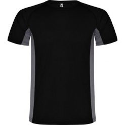 Męska Koszulka Sportowa Z Krótkim Rękawem Shanghai. Czarne t-shirty sportowe męskie ROLY, l, bez wzorów, sportowe, bez ramiączek. Za 34.99 zł.
