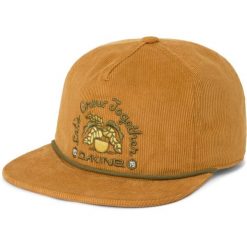 Czapka typu snapback Dakine. Żółte czapki męskie Dakine, bez wzorów. Za 222.50 zł.