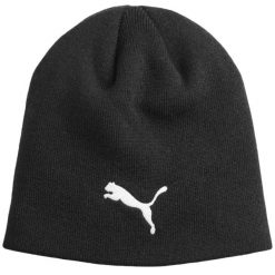 Indywidualna Czapka Zimowa. Czarne czapki męskie Puma, na zimę, bez wzorów, sportowe. Za 110.99 zł.