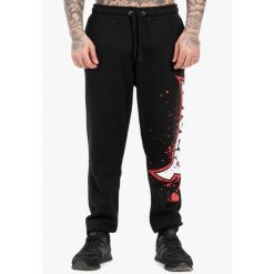 Spodnie dresowe Tapout Splashing. Czarne spodnie dresowe męskie TAPOUT, bez wzorów, z dresówki. Za 215.00 zł.