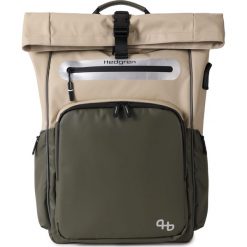Hedgren Repost plecak rowerowy 23.9 L beż/oliwka. Brązowe plecaki męskie HEDGREN, bez wzorów. Za 664.60 zł.