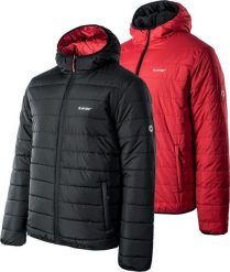 Kurtka męska Hi-Tec Halden czerwona r. 2XL. Czerwone kurtki męskie Hi-tec, m, bez wzorów, bez ramiączek, bez kaptura. Za 222.68 zł.