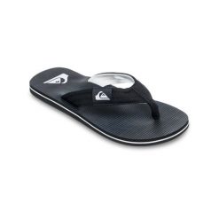 Japonki plażowe męskie Quiksilver MOLOKAI LAYBACK. Czarne klapki i japonki męskie Quiksilver, bez wzorów. Za 109.99 zł.