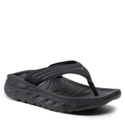 Japonki Hoka. Czarne klapki i japonki męskie HOKA, bez wzorów. Za 189.99 zł.