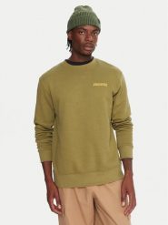 Quiksilver Bluza Salt Water Graphic EQYFT05127 Zielony Comfort Fit. Zielone bluzy nierozpinane męskie Quiksilver, m, bez wzorów, z bawełny, bez ramiączek, bez kaptura. Za 269.99 zł.