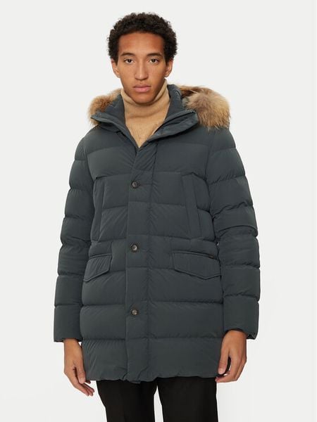 Hetregó Kurtka puchowa Parker 8N436M Zielony Regular Fit. Zielone kurtki męskie Hetregó, m, bez wzorów, z puchu, bez ramiączek, bez kaptura. Za 1,819.00 zł.