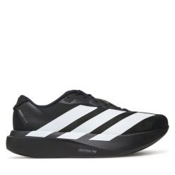 Buty do biegania adidas. Czarne buty do biegania męskie ADIDAS, bez wzorów, bez zapięcia, do biegania. Za 699.99 zł.