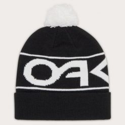 Oakley Czapka Factory Cuff Beanie 911432-05F. Czarne czapki męskie Oakley, bez wzorów, sportowe. Za 65.99 zł.
