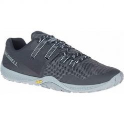 Buty do chodzenia męskie Merrell Trail Glove 6. Szare buty do biegania męskie Merrell, bez wzorów, z materiału, bez zapięcia, do biegania. Za 636.00 zł.