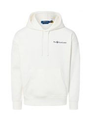 Polo Ralph Lauren Bluza męska z kapturem - Luźny krój Mężczyźni biały jednolity, L. Białe bluzy nierozpinane męskie Polo Ralph Lauren, l, bez wzorów, z dresówki, z kapturem. Za 1,199.95 zł.