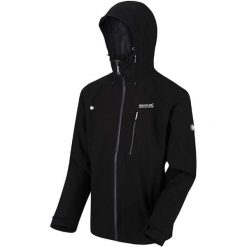 Kurtka trekkingowa dla mężczyzn Regatta Birchdale. Czarne kurtki męskie Regatta, m, bez wzorów, sportowe, bez ramiączek, bez kaptura. Za 179.99 zł.
