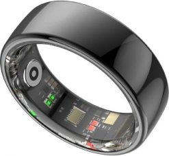 Smart RING PRO czarny, pomiar stresu, t�tno, monitorowanie snu, roz. 9, Powerton. Czarne smartbandy Powerton. Za 159.03 zł.
