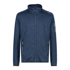 Polar CMP. Niebieskie bluzy z polaru męskie CMP, bez wzorów, z dzianiny, sportowe, bez ramiączek, bez kaptura. Za 241.50 zł.