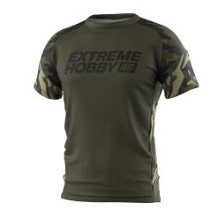 Koszulka Sportowa Techniczna Męska EXTREME HOBBY JUNGLE PANTHER. Zielone t-shirty sportowe męskie EXTREME HOBBY, m, bez wzorów, z elastanu, sportowe, bez ramiączek. Za 149.00 zł.