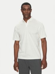 Richmond X Polo UMP25333PO Biały Regular Fit. Białe koszulki polo męskie Richmond X, m, bez wzorów, z lyocellu, bez kołnierzyka, bez ramiączek. Za 289.99 zł.
