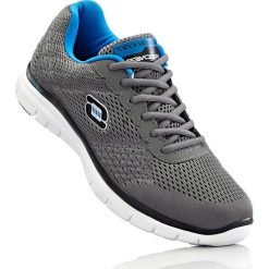 Sneakersy Skechers z pianką Memory bonprix szaro-turkusowy. Buty sportowe na co dzień męskie marki 4f. Za 149.99 zł.
