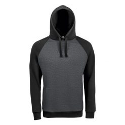 Bluza Z Kapturem Unisex Dla Dorosłych Seattle. Czarne bluzy nierozpinane męskie SOL'S, m, bez wzorów, z kapturem. Za 161.99 zł.
