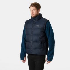 Kurtka puchowa bez rękawów Helly Hansen Active. Niebieskie kurtki męskie Helly Hansen, m, bez wzorów, z puchu, bez ramiączek, bez kaptura. W wyprzedaży za 624.95 zł.