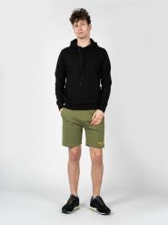 Iceberg Bluza "Hoodie" | E0606300 | Mężczyzna | Czarny. Czarne bluzy nierozpinane męskie Iceberg, m, bez wzorów, z bawełny, bez ramiączek, bez kaptura. W wyprzedaży za 719.00 zł.