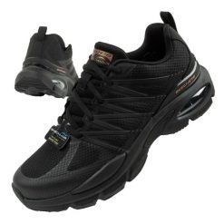 Buty sportowe męskie Skechers Air Ventura-Revell. Czarne buty sportowe na co dzień męskie Skechers, m, bez wzorów, sportowe, bez ramiączek, bez kaptura. Za 319.00 zł.