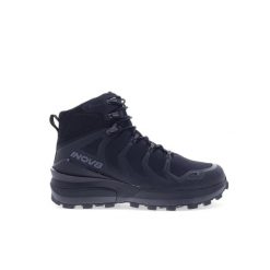Buty turystyczne męskie Inov-8 Roclite Pro GTX Wide. Czarne buty trekkingowe męskie Inov-8, bez wzorów, sportowe, bez obcasa, bez zapięcia. Za 487.99 zł.
